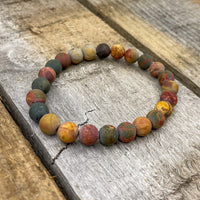 Thumbnail for Union - Multicolor Picasso Jasper Gemstone Beaded Bracelet -