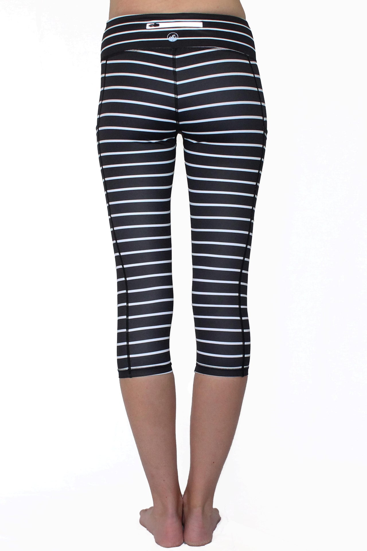 Belcorva - Black and White Stripe 2.0 - Pocket Capri - 1 COLOR -