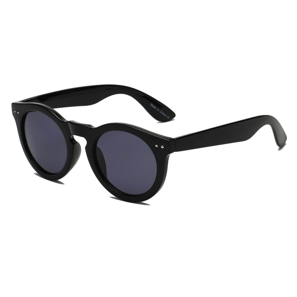 Retro Round Fashion Sunglasses - 4 COLORS -