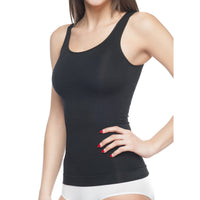 Thumbnail for Seamless Shaping Tank Top Black -