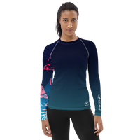 Thumbnail for FYC - Women's Victory Sleeve Performance Rash Guard UPF 40+ - 1 COLOR -