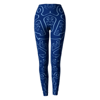 Thumbnail for Summer Ties - Anchor Dream Leggings - Navy - 1 COLOR -