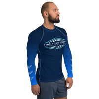 Thumbnail for FYC - Men's FYC Faded Sleeve Performance Rash Guard UPF 40 - 1 COLOR -