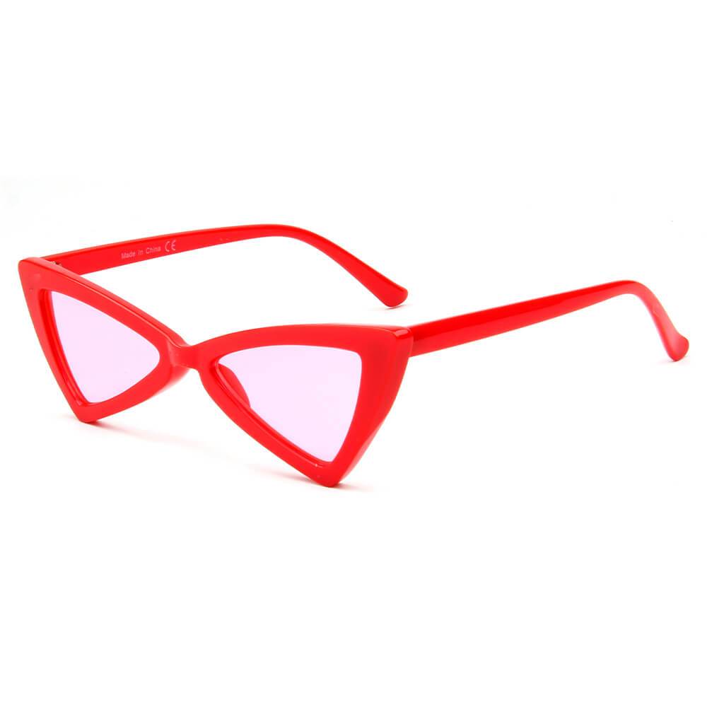 Firenze | S1053 - Women High Pointed Cat Eye Sunglasses - 6 COLORS -