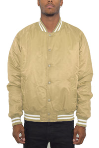 Thumbnail for Classic Varsity Windbreaker Bomber Jacket - 1 COLOR -