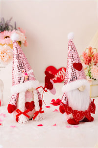 Thumbnail for Special Occasion / Mother's Day Sequined Heart Pointed Hat Gnomes - 11