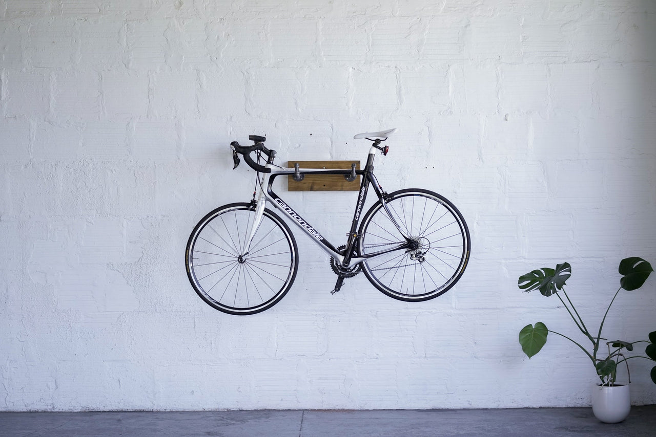 Iron Roots Design - Burlap Iron Pipe Bicycle Wall Display