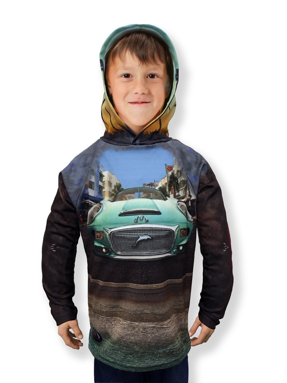 Mouthman - MIAMI - Hoodie Chomp Shirt - YOUTH SIZES ONLY - 6 SIZES -