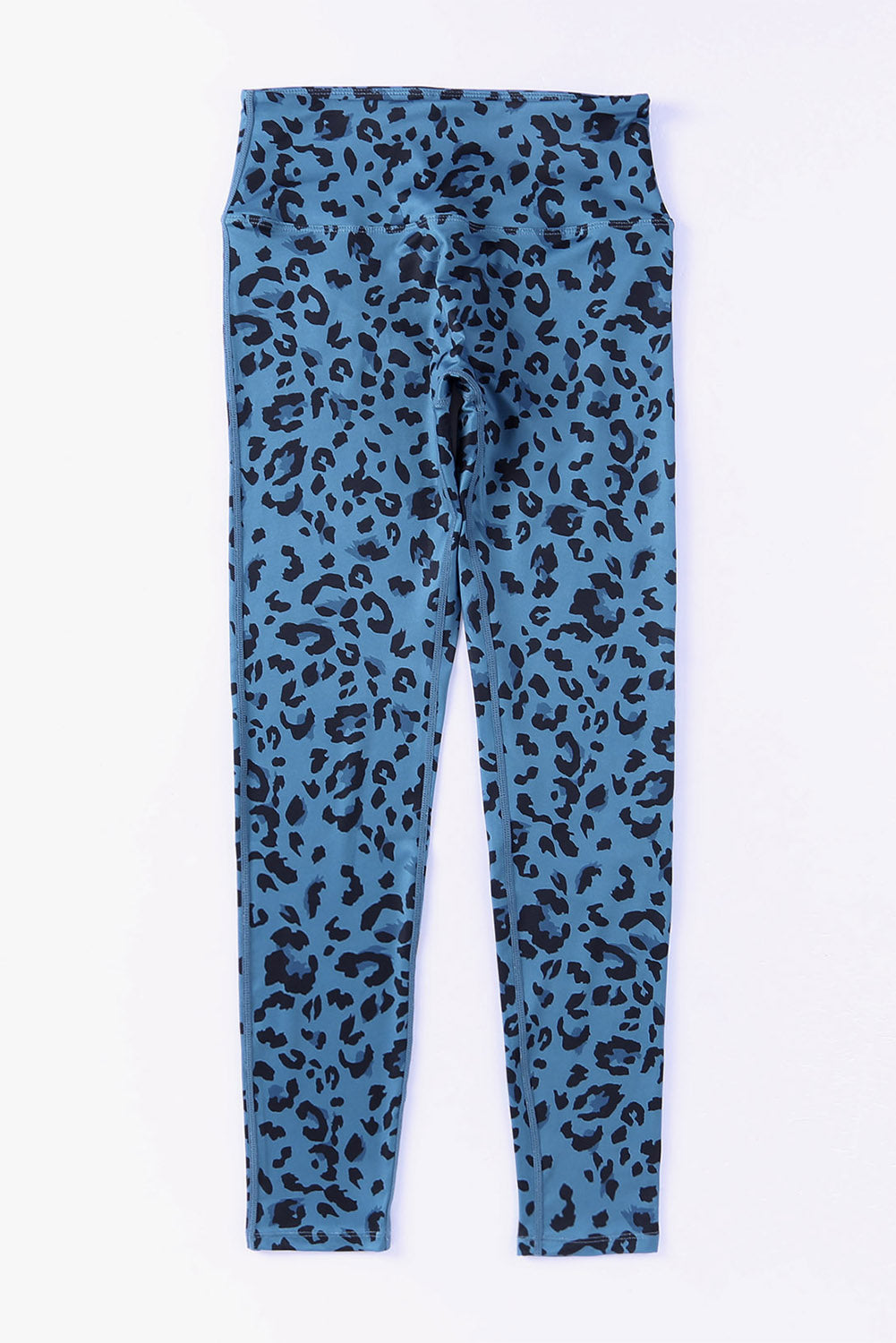 Leopard Print Wide Waistband Leggings - T - 3 COLORS -