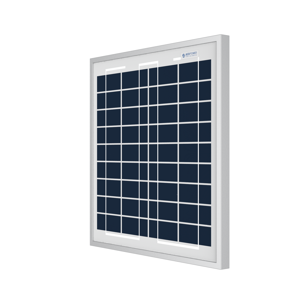 ACOPower 15W Poly Solar Panel for 12 Volt Battery Charging -