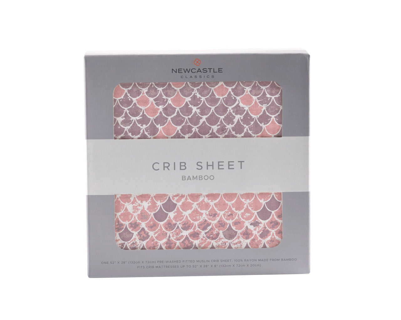 Newcastle - Scales Bamboo Muslin Crib Sheet -