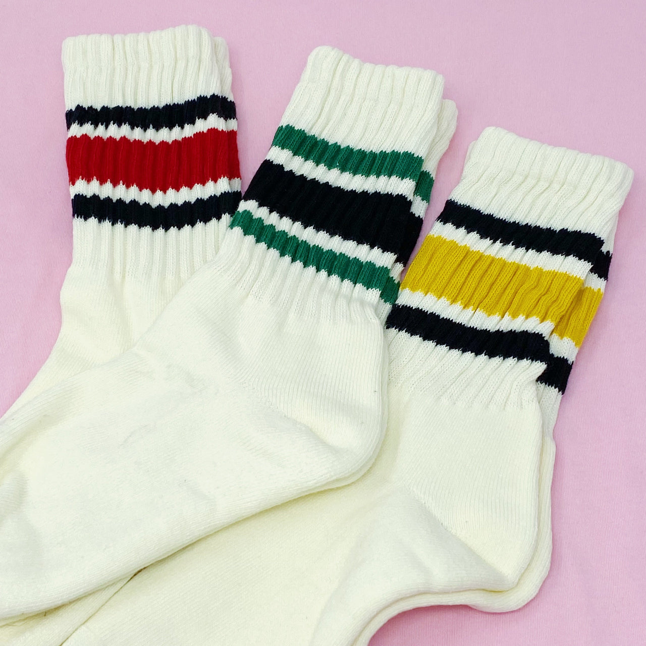 Ellison & Young - Classic Striped Socks - 3 COLORS -