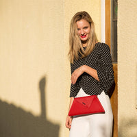 Thumbnail for Angelica Red Clutch Purse -