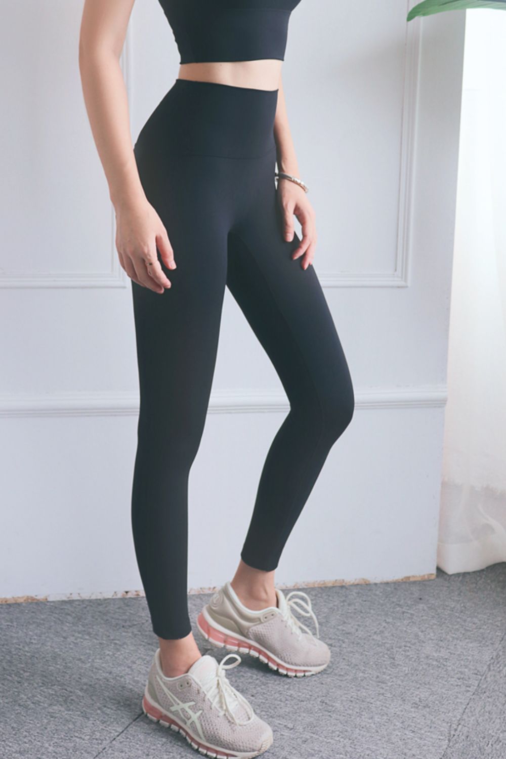 High Waist Sports Leggings - T - 1 COLOR -