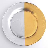 Thumbnail for GILT - MEZZO Set/4 Gold/Silver Salad Plates -