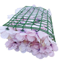 Thumbnail for Artificial Flower Wall Backdrop Panel 40cm X 60cm Faux Pink Flowers -