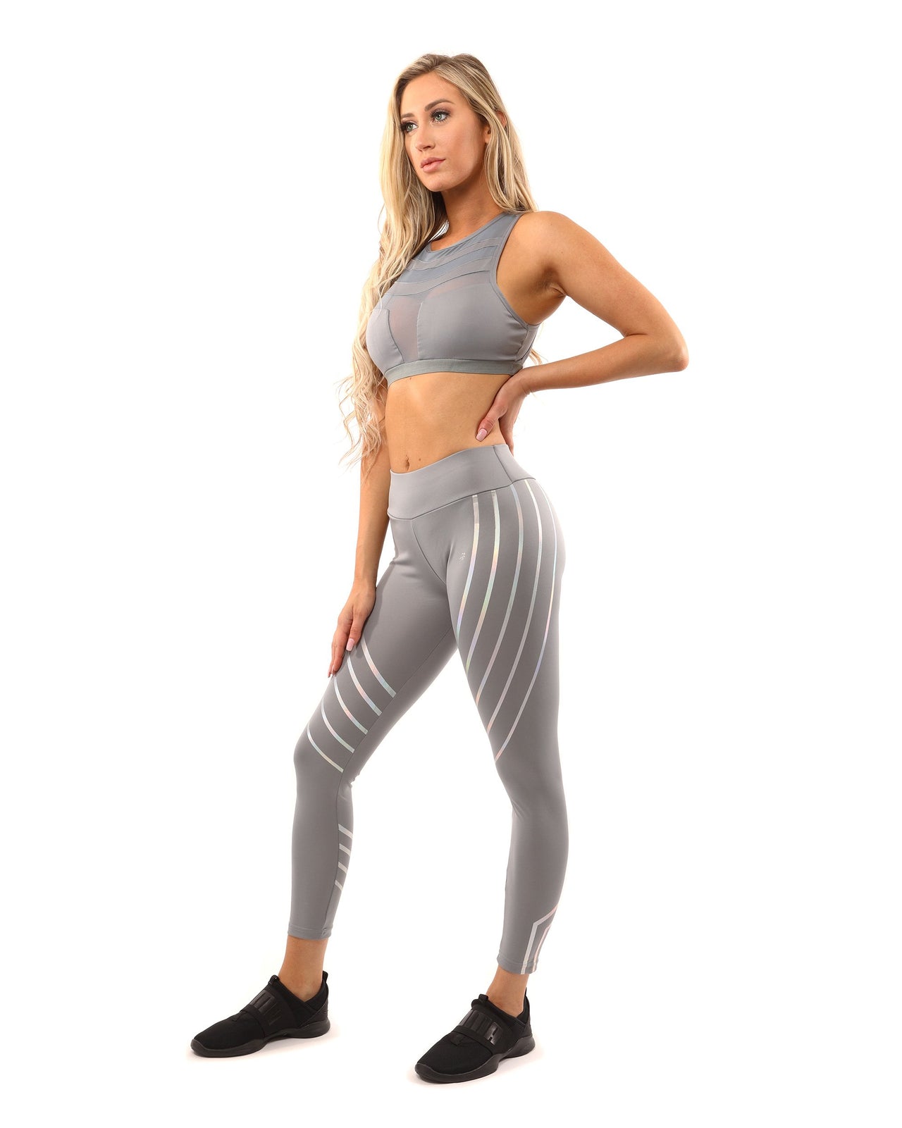 Savoy - Laguna Sports Bra - Grey - 1 COLOR -