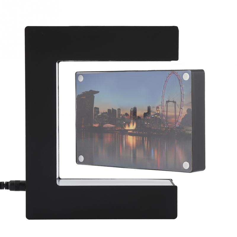 Electronic Magnetic Levitation Floating Photo Frame With LED Lights  - [29 DAY DELIVERY] -