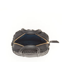 Thumbnail for Evelyn Black Leather Crossbody Bag -