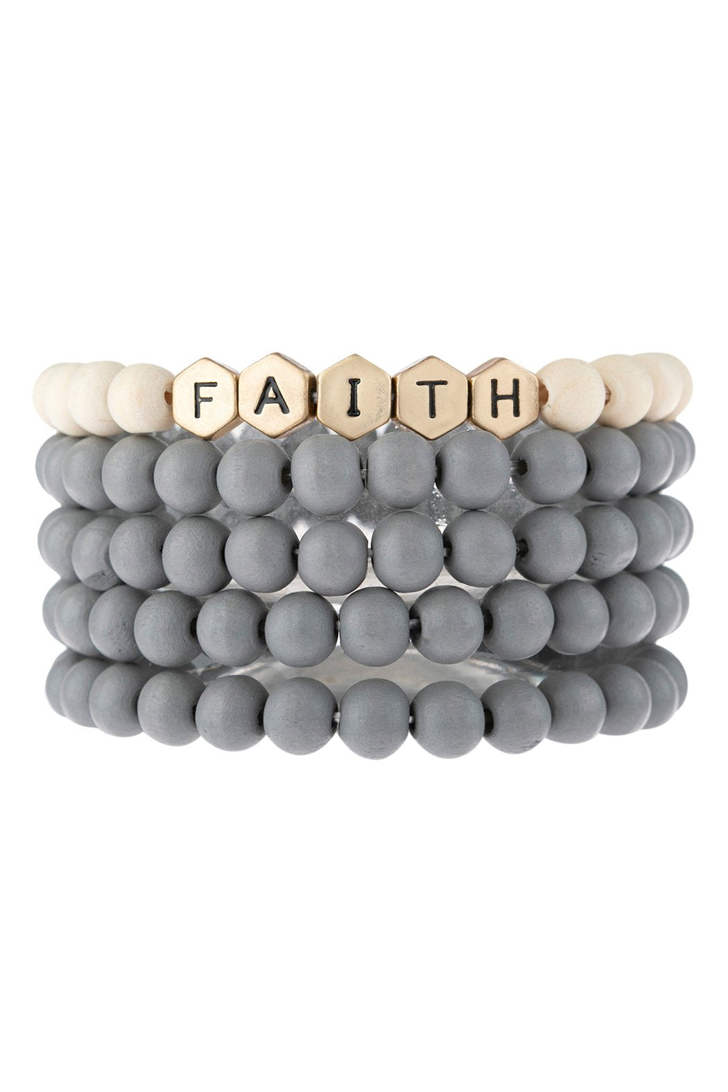 "Faith" Multiline Bracelet