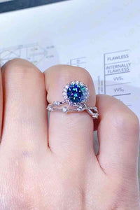 Thumbnail for 1 Carat Moissanite 925 Sterling Silver Ring