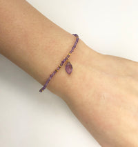 Thumbnail for Gena Myint - Amethyst Delicate Bracelet -