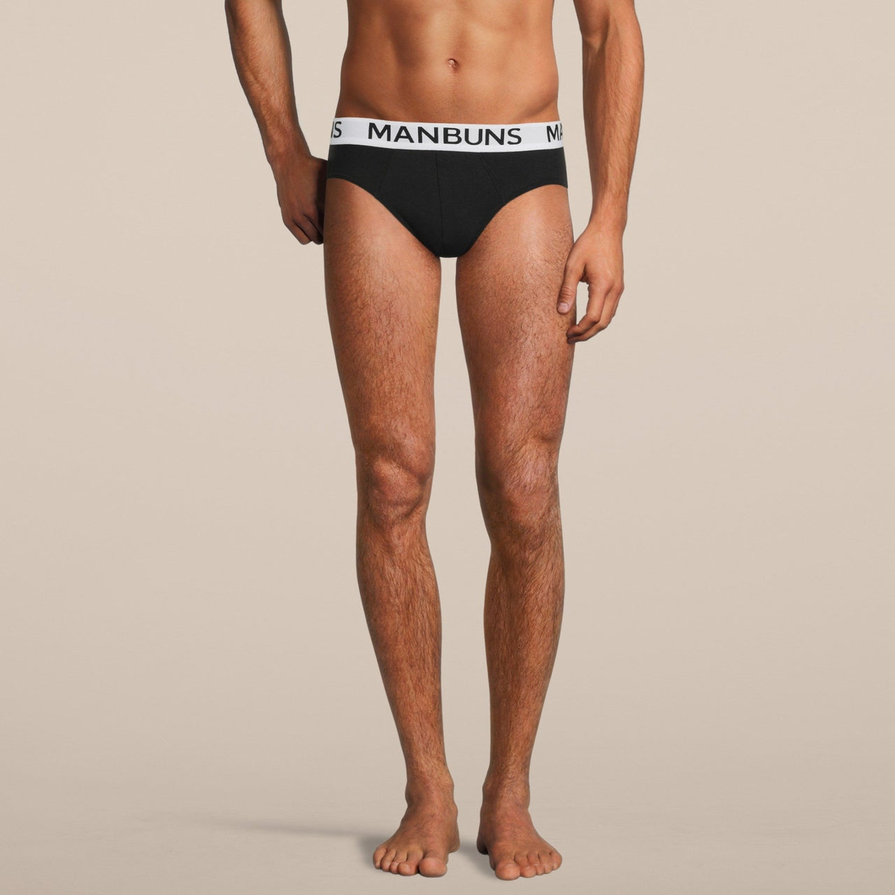 Men's Classic Black Brief Underwear -