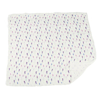 Thumbnail for Lavender and Lavender Flower Bamboo Muslin Newcastle Blanket -