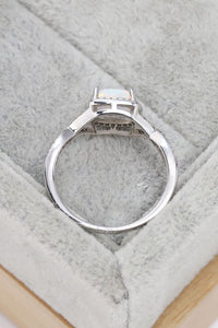 Thumbnail for Opal Contrast Crisscross Ring - T - SIZES 5 THRU 10 - 1 COLOR -