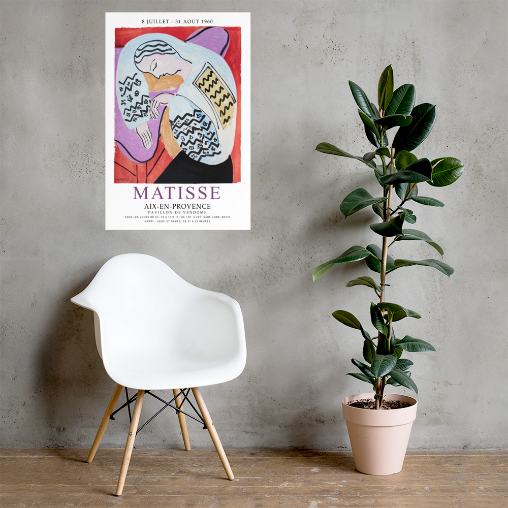 Henri Matisse the Dream - Aix-En-Provence Exhibition Poster  - USA printed - 3 SIZES