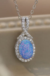 Thumbnail for Feeling My Best Opal Pendant Necklace - T - 2 COLORS -