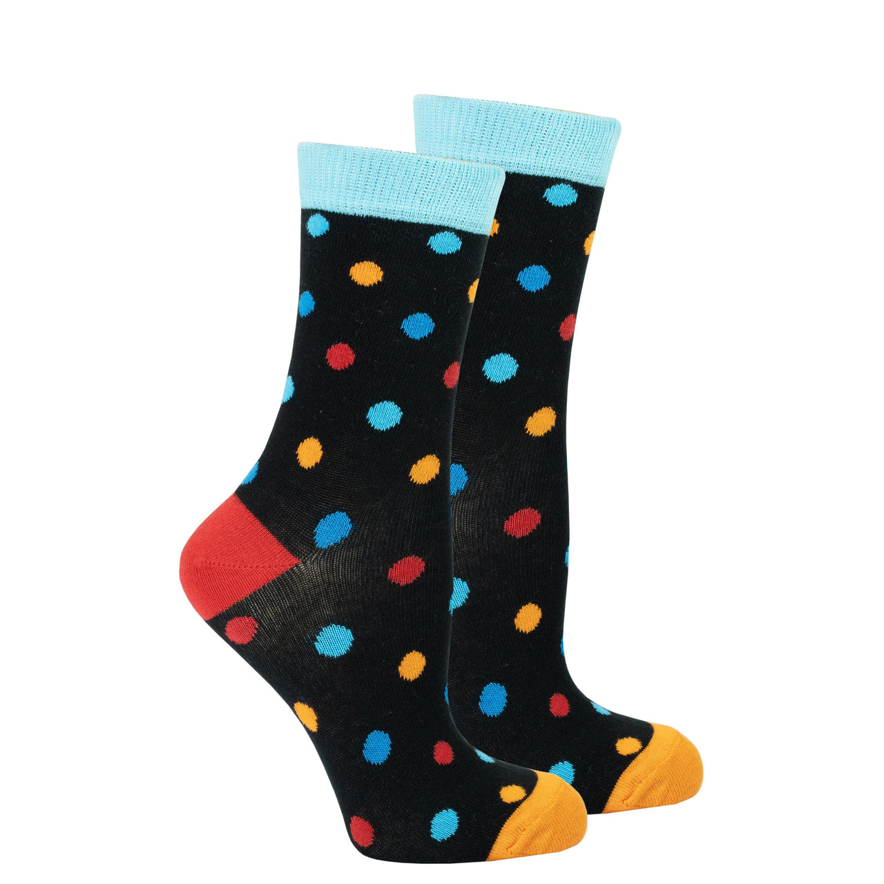 Women's Black Sky Dot Socks - 1 COLOR -