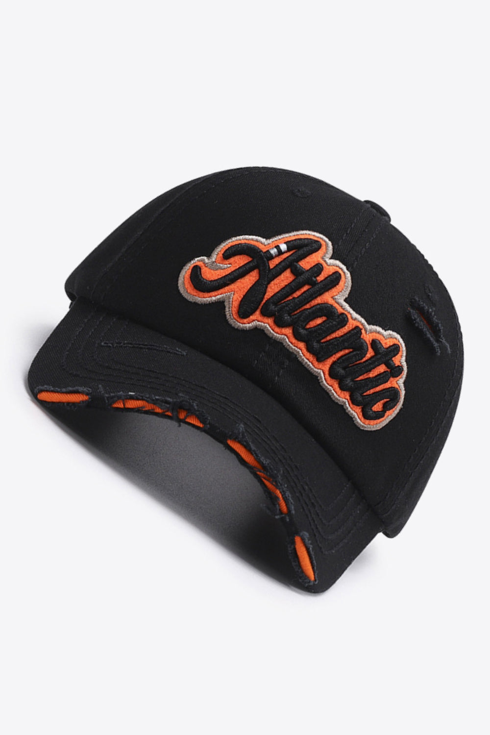 ATLANTIC Graphic Distressed Baseball Cap - T - 7 COLORS -