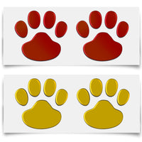 Thumbnail for 1 pair/Set 3D Stickers Paw - Bear Foot Prints Footprint Decal Car Stickers - [29 DAY DELIVERY] - 4 COLORS -