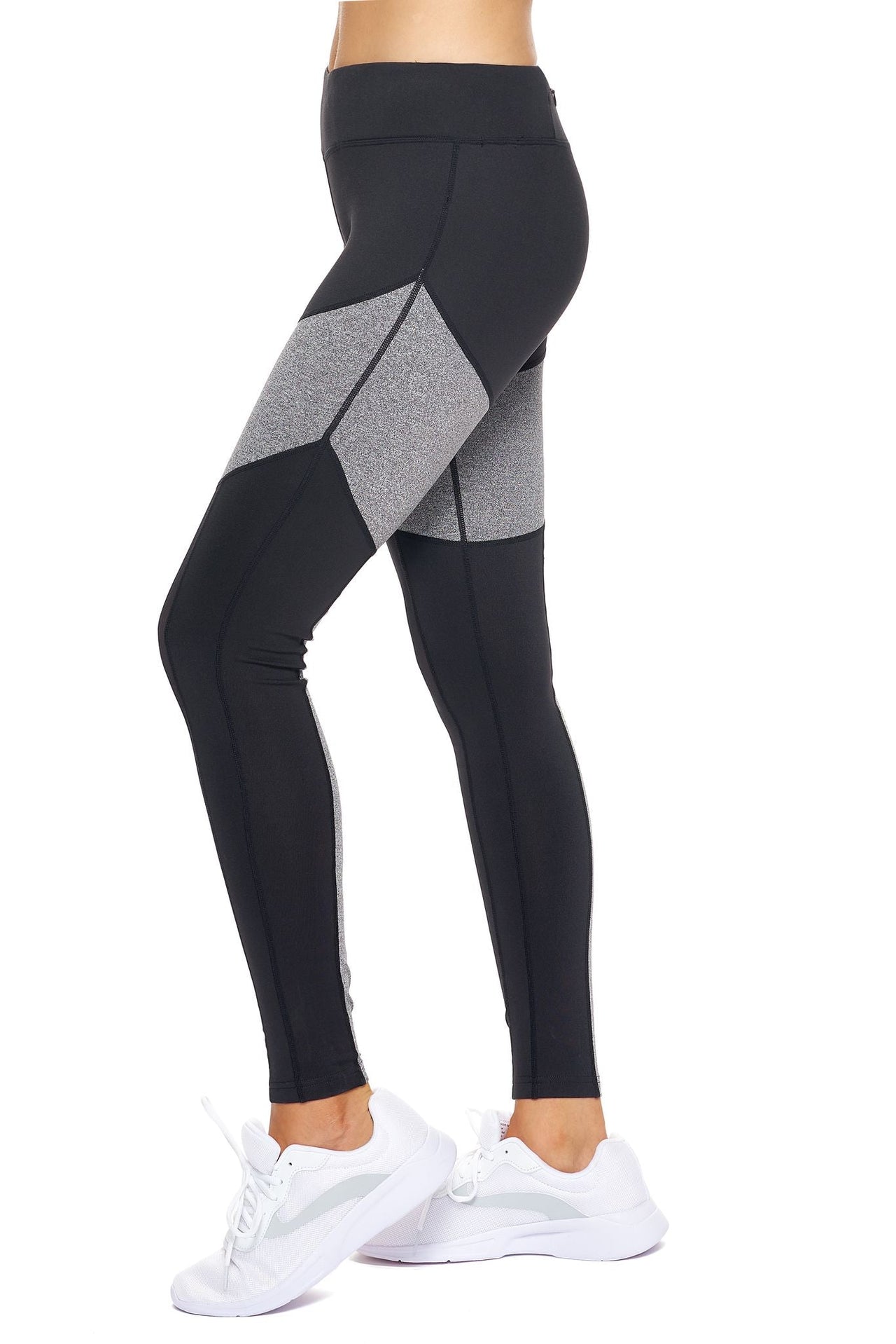 Mid-Rise Calypso Mesh Full Length Leggings - 2 COLORS -