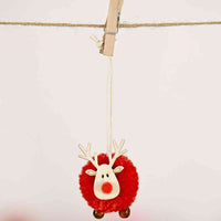 Thumbnail for 4-Piece Reindeer Hanging Ornaments - [5-10 DAY DELIVERY] - T - 4 PCS. -