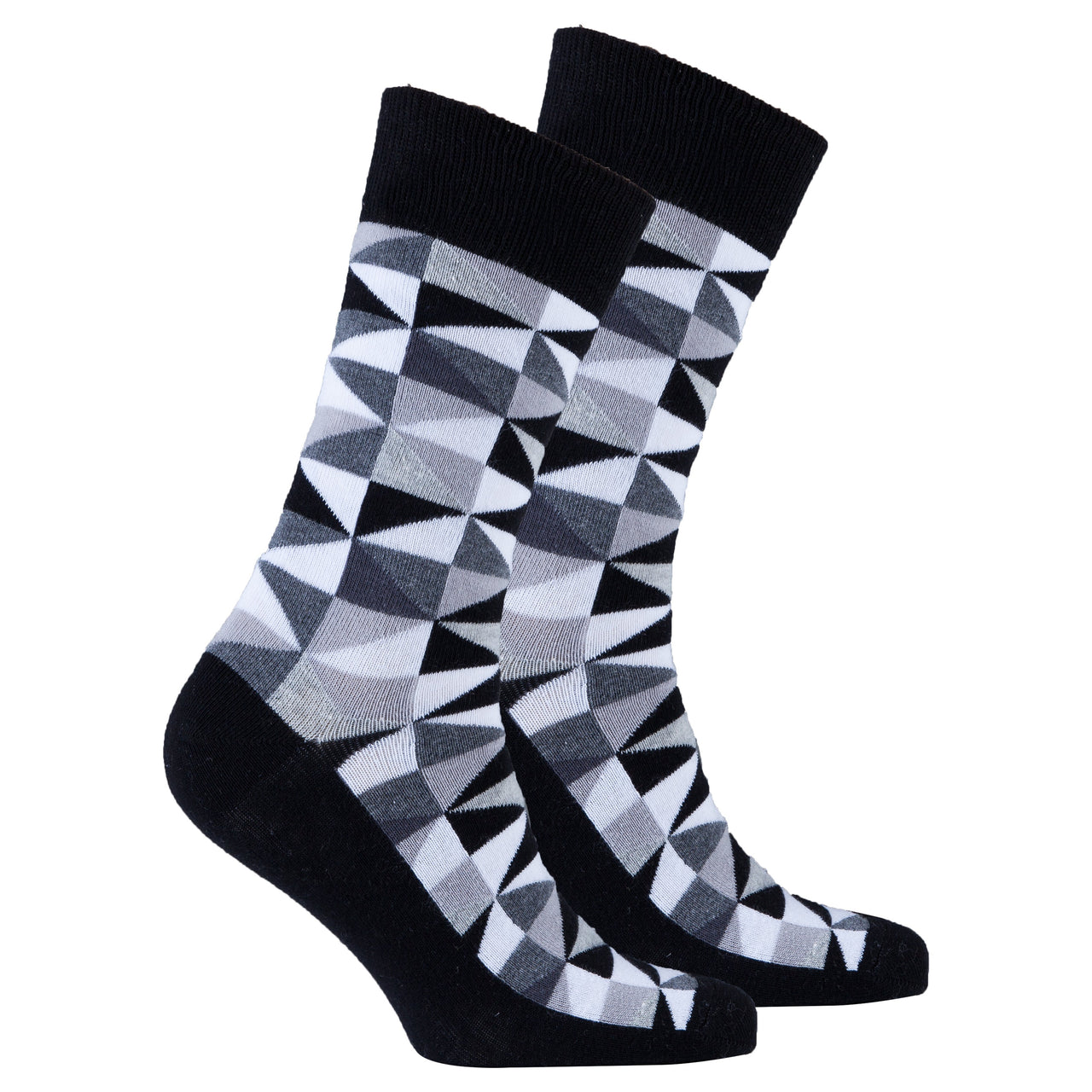 Men's Black Triangle Socks - 1 COLOR -