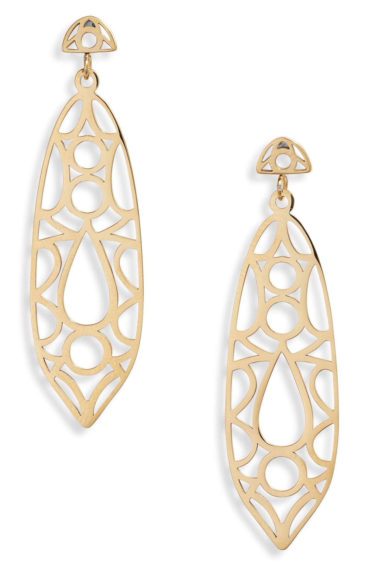 Knotty - Tribal Drop Earrings -