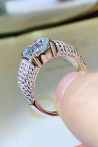 Thumbnail for 3 Carat Moissanite Side Stone Ring