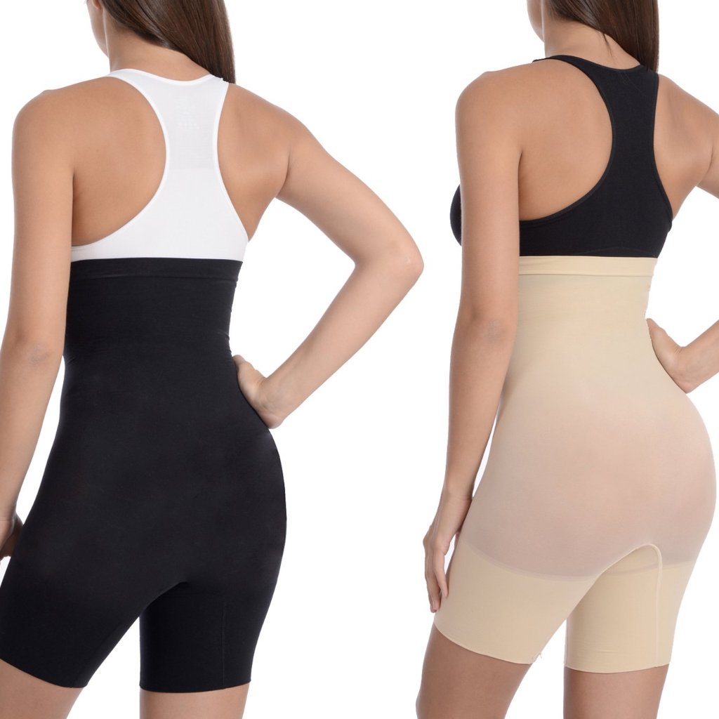 Hi Waist Shaper With Extra Long Boy Leg 2 Pack - 2 PCS. -