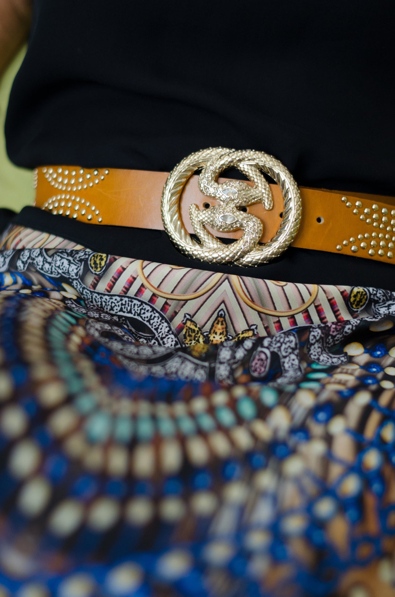 Snake Glam Belt -