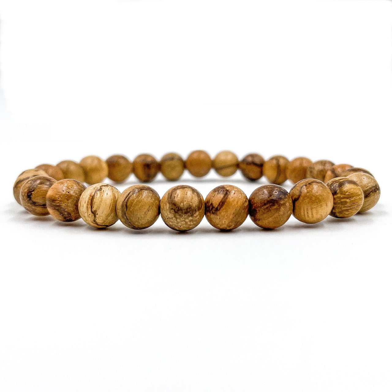 Union - Light Brown Sandalwood Mala Beaded Bracelet -