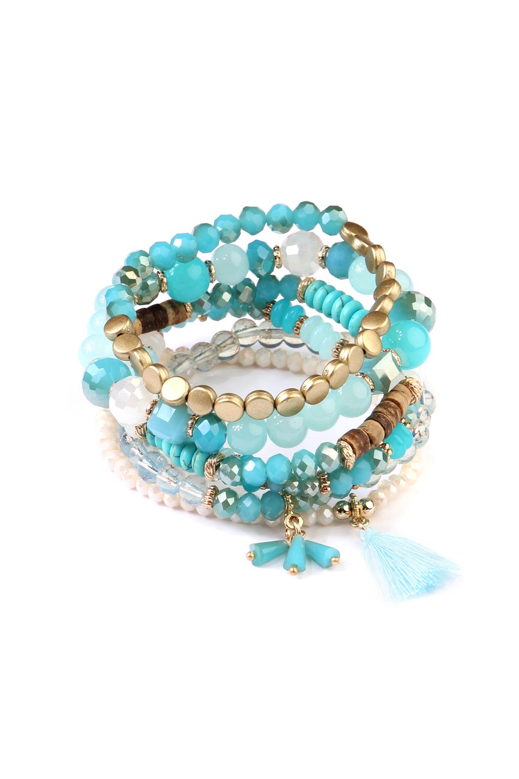 Beads Stack Bracelet - 5 COLORS