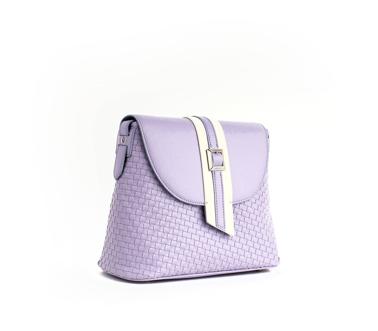 GUNAS NEW YORK - Kate - Lilac Vegan Basket Weave Bag - 1 COLOR -