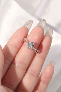 Thumbnail for 1 Carat Moissanite 925 Sterling Silver Ring