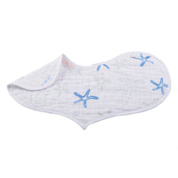 Thumbnail for Newcastle - Ocean Cotton Heart Bib 2PK -