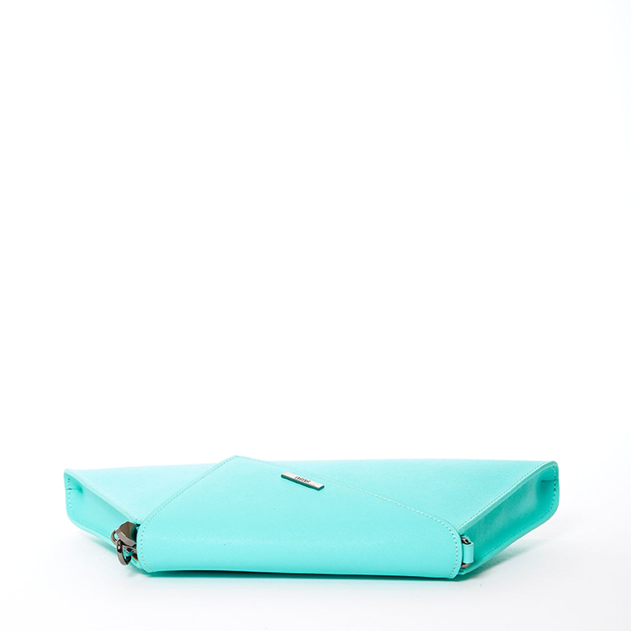 Angelica Turquoise Clutch Leather -