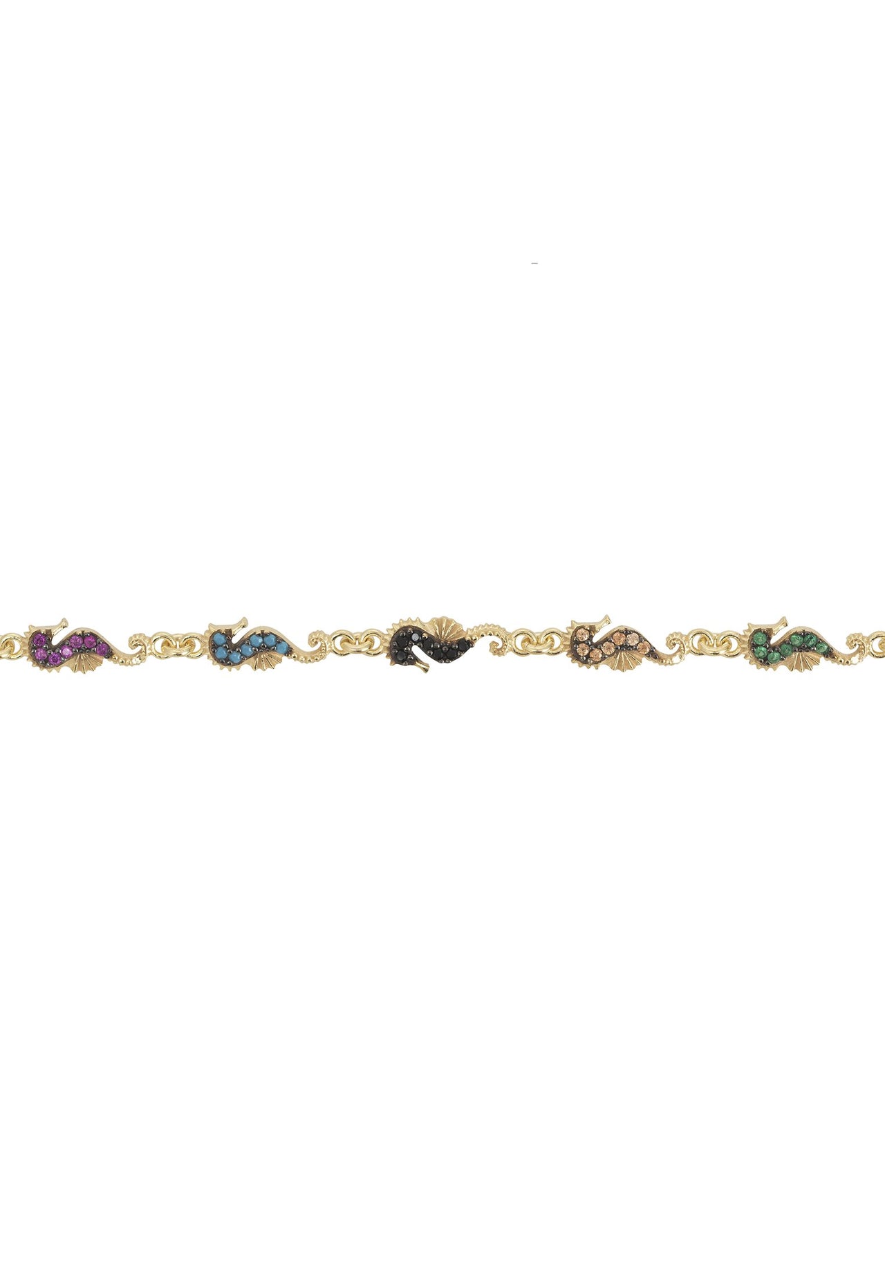 LATELITA - Seahorses Bracelet Gold -