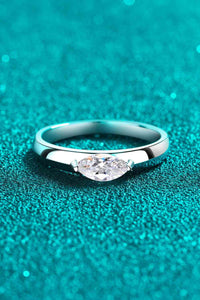 Thumbnail for Moissanite Rhodium-Plated Ring