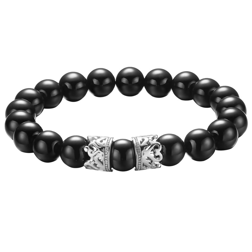 Mister - Queen Bead Bracelet - 3 SIZES - 4 COLORS -